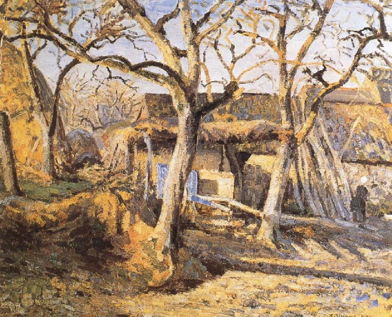 Camille Pissarro Farmhouse Norge oil painting art